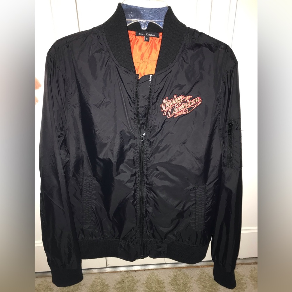 HARLEY DAVIDSON BLACK JACKET RAIN FASHION M WOMENS